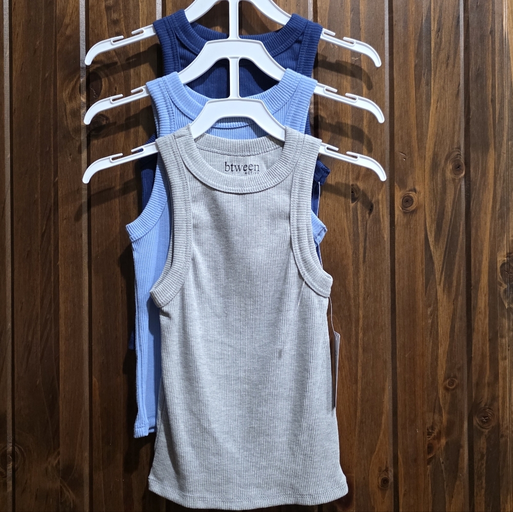btween Ribbed Tank Tops Set - Picture 1 of 7